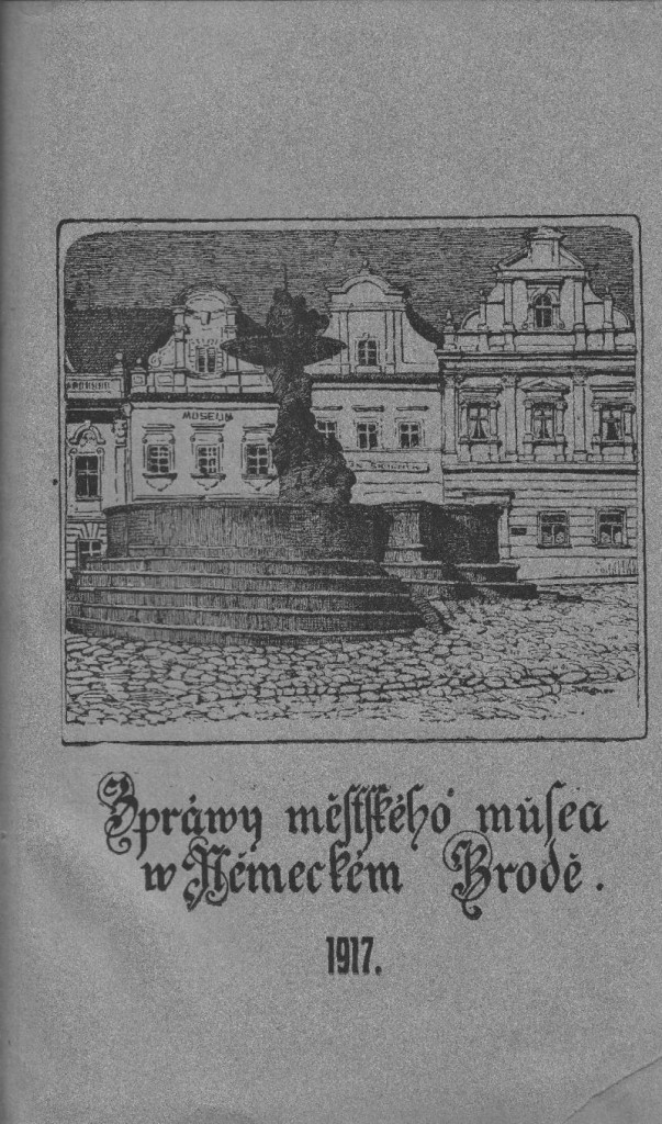 Obálka Zpráv z roku 1917