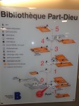 Městská knihovna Lyon - mapa