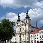 Kostel sv. Ignáce v Jihlavě postavený v 2. pol. 17. století